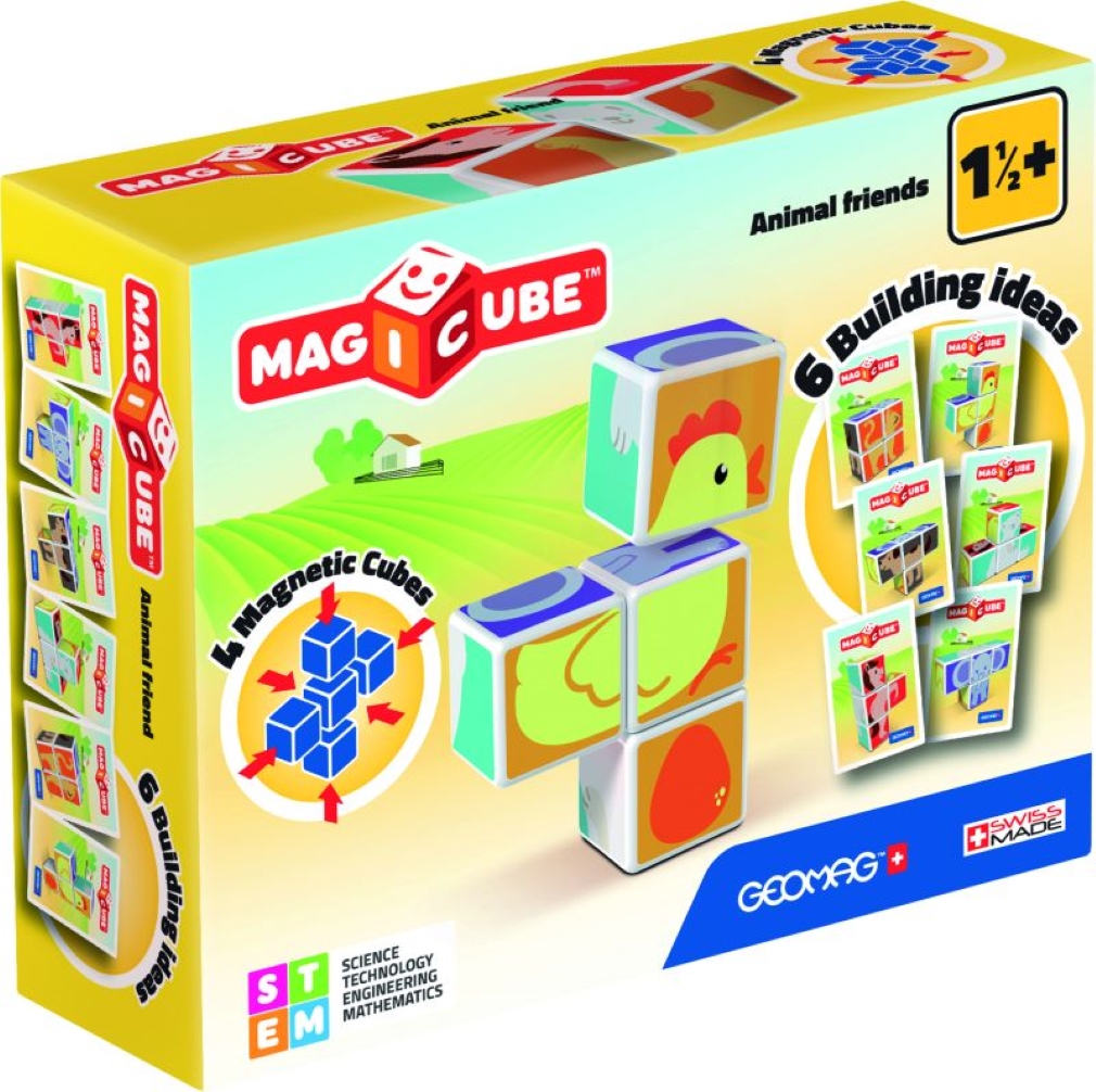 Κύβακια Geomag MAGICUBE - Συναρμολόγησε τα Ζωάκια