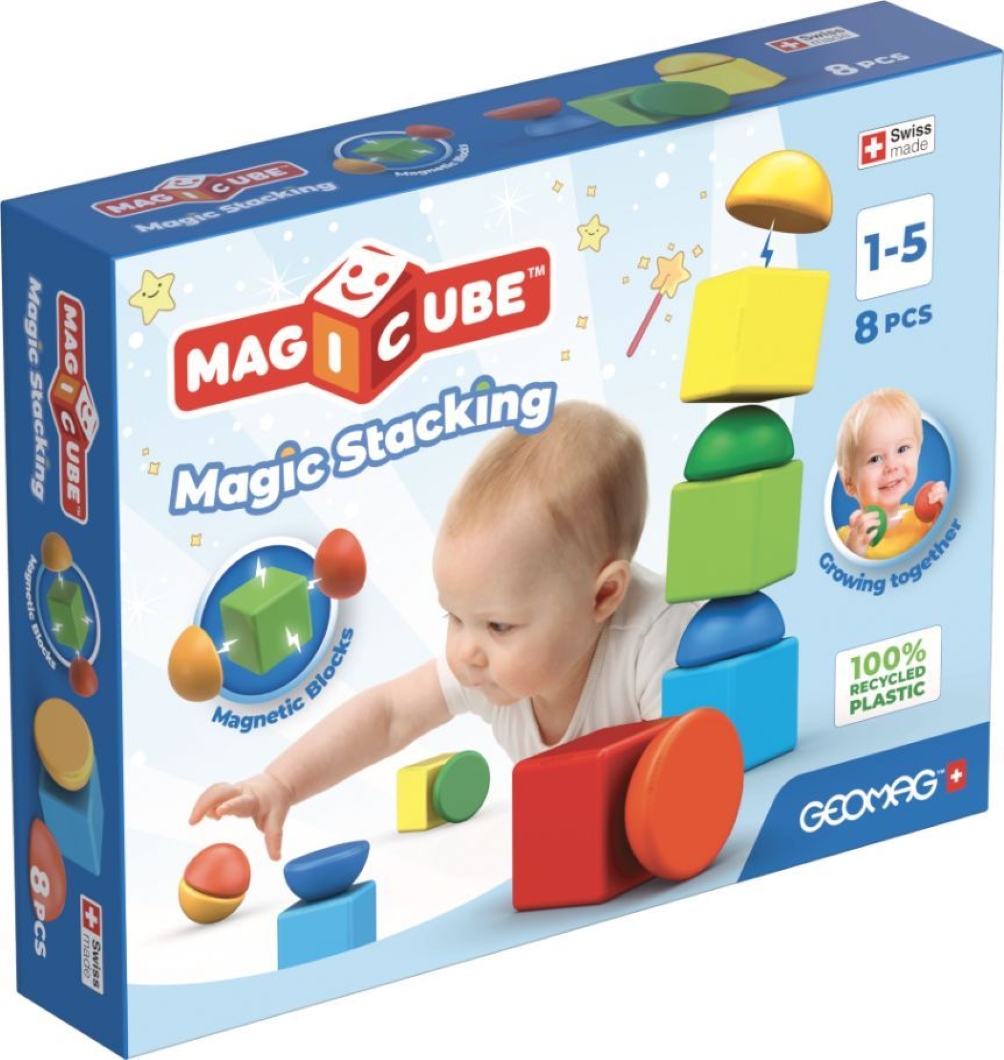 Μαγνητικά Κυβάκια Geomag Magicube Magnetic Magic Stacking Blocks 8