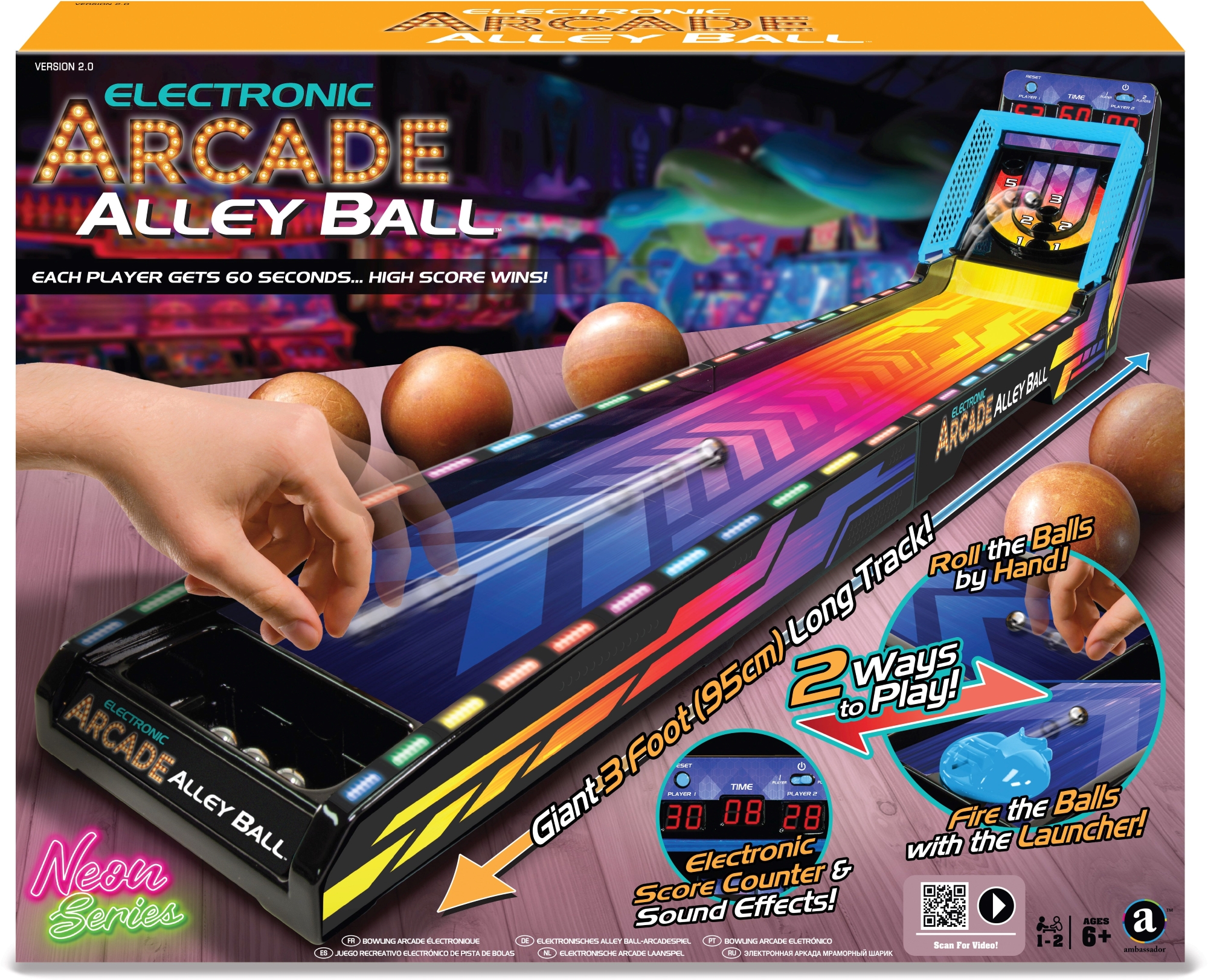 Παιχνίδι Alley Ball Electronic Arcade Neon Series