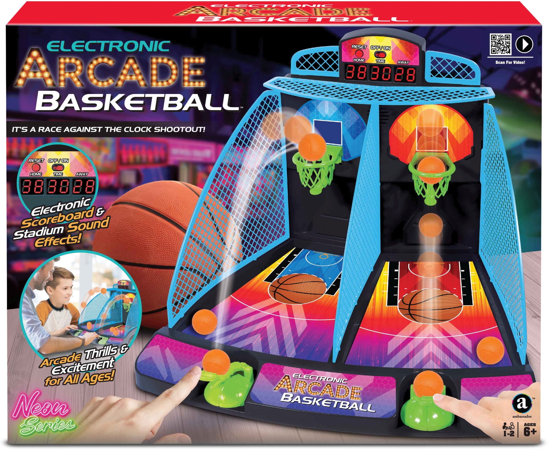 Παιχνίδι Basketball Electronic Arcade Neon Series