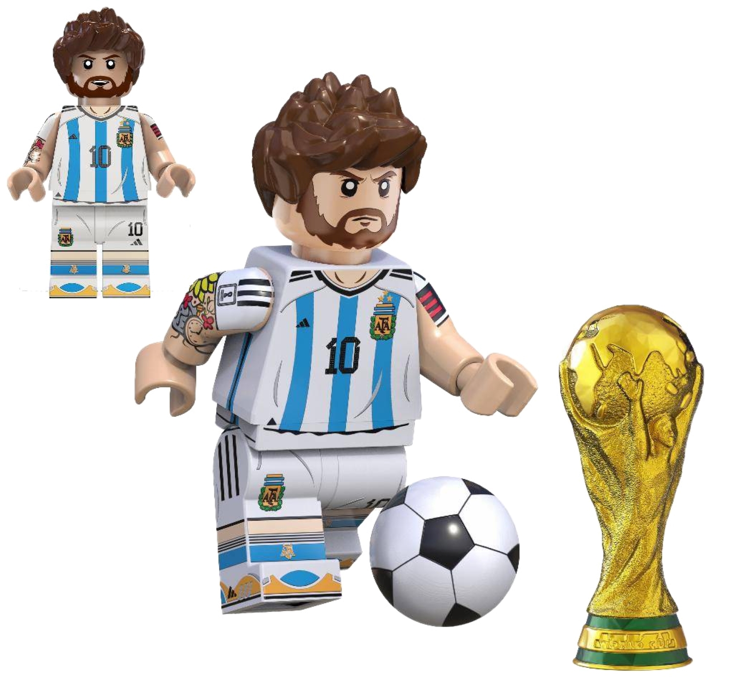 Συλλεκτική Φιγούρα Messi  Argentina World Cup TV7001  4,5 cm