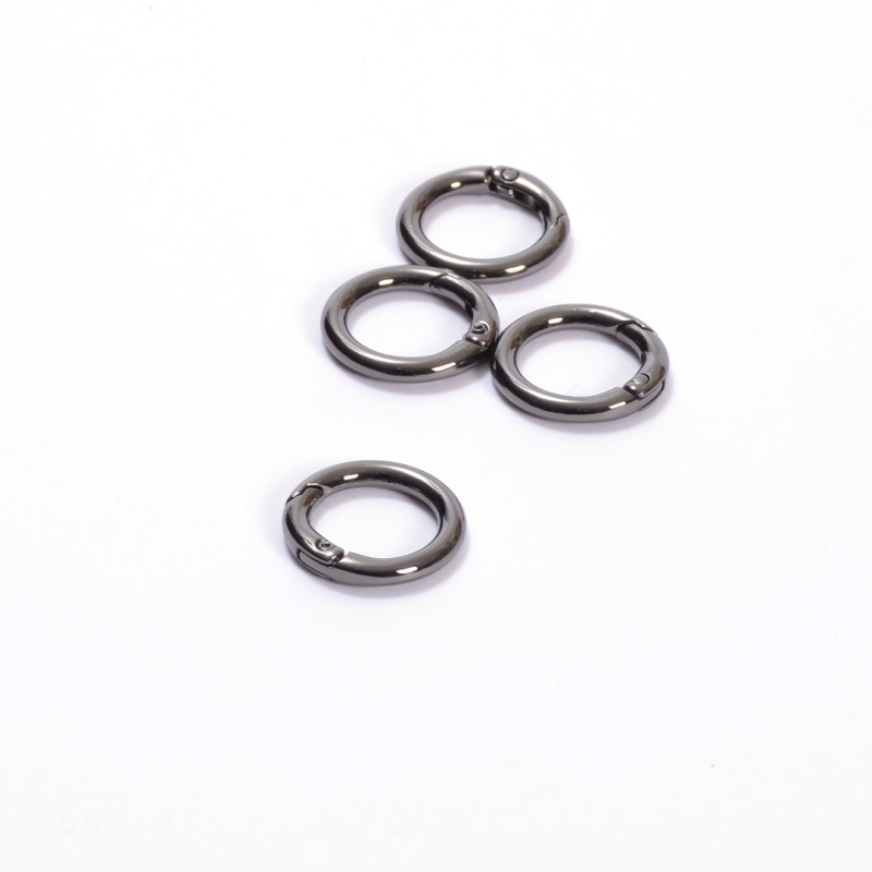 Κρίκος Με Μηχανισμό 17mm xsmall Μάυρο Νίκελ