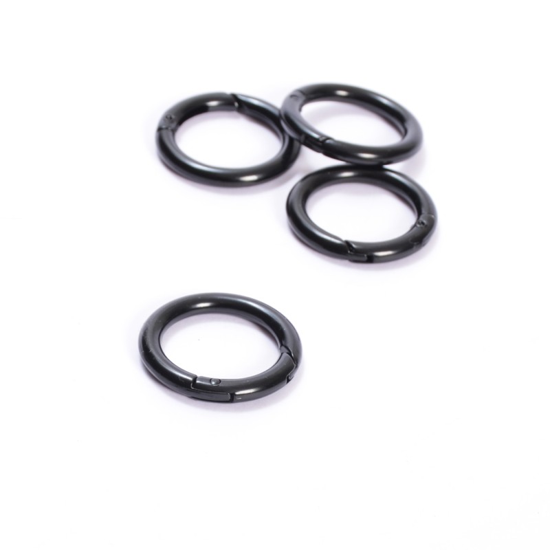 Κρίκος Με Μηχανισμό 25mm medium Μαύρο