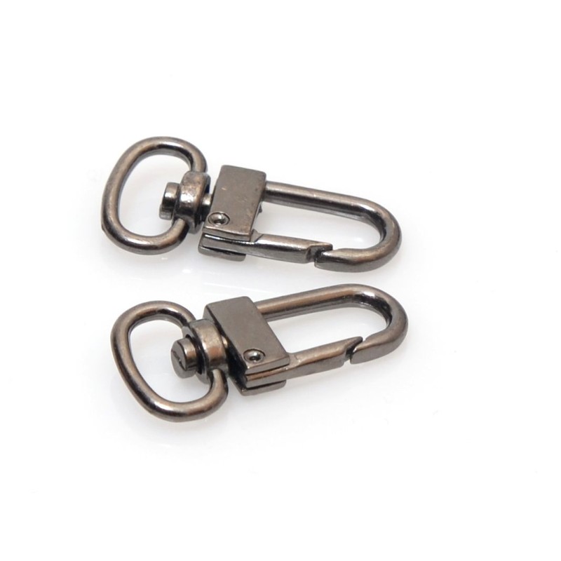 Γαντζάκι  Μάυρο Νίκελ LV 8mm 