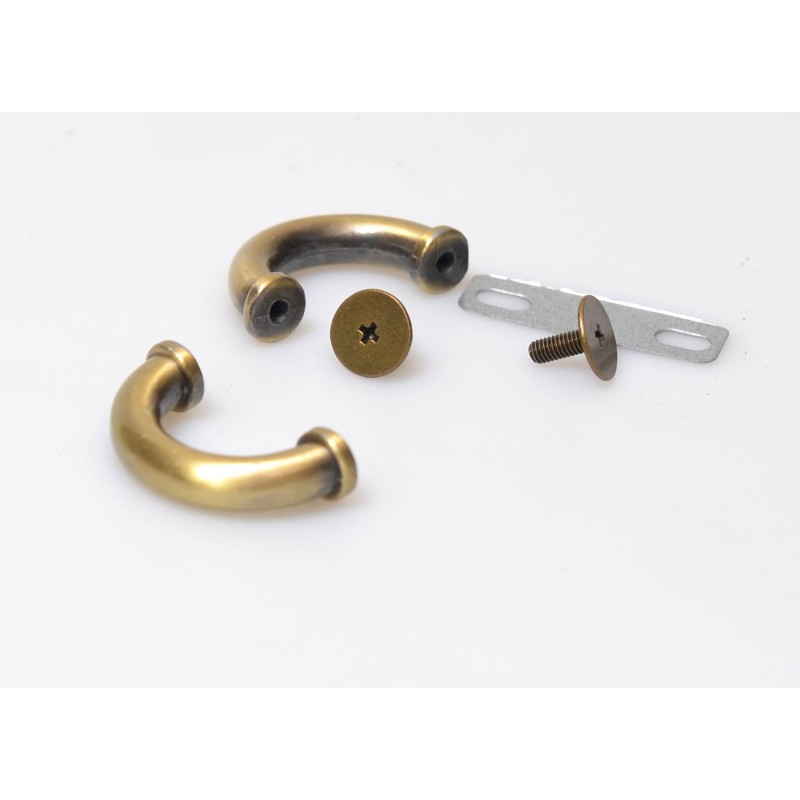 Καμάρα Μεταλλική Κυρτή Με Βίδες Μπρονζέ