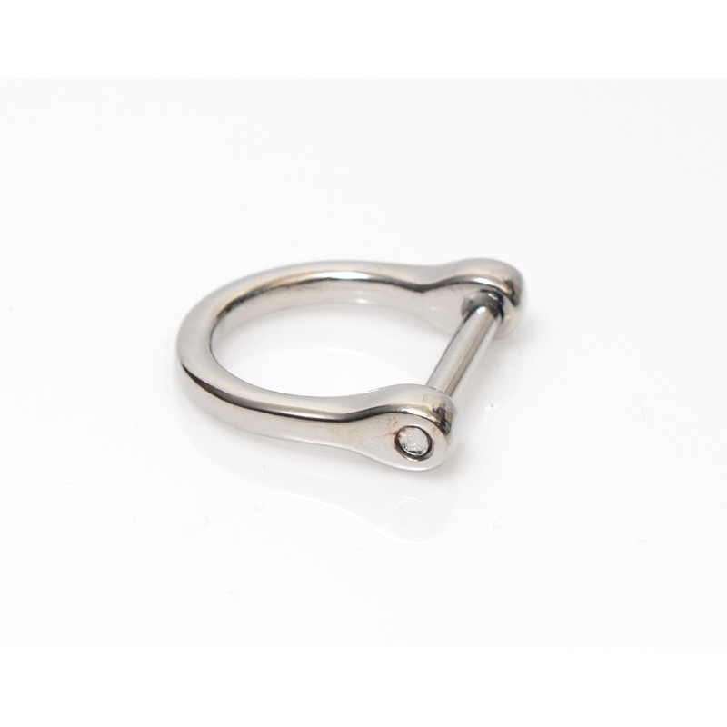 Καμάρα Μεταλλική Ημικύκλιο με Βιδάκι 30mm  Νίκελ