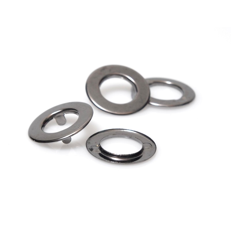 Μπουντούζι 20 mm Με Ποδαράκια Μαύρο Νίκελ