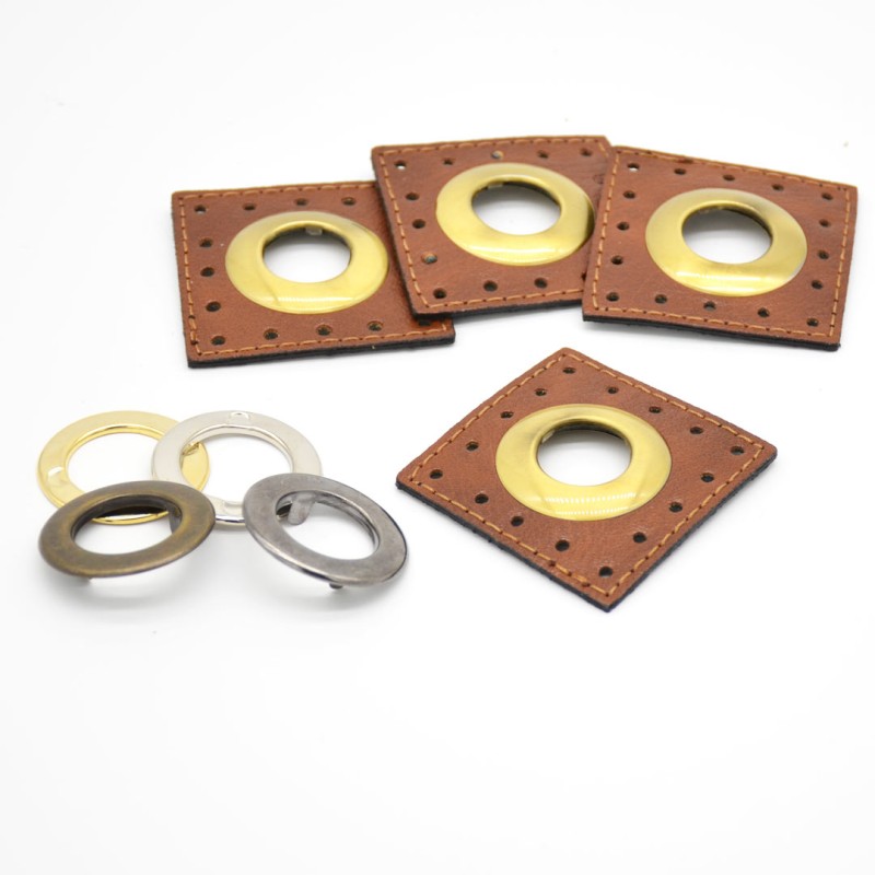 Μπουντούζι 20mm με Δερματάκι Ραφτό, Ταμπά