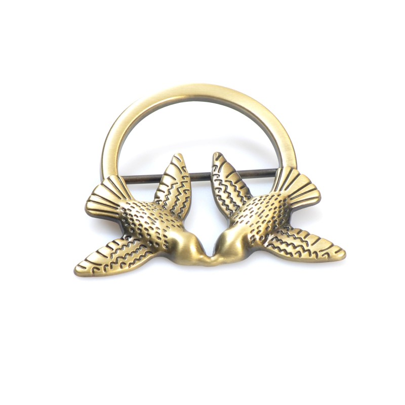 Ταμπελάκι Μεταλλικό Πουλιά Gucci,5εκ Μπρονζέ