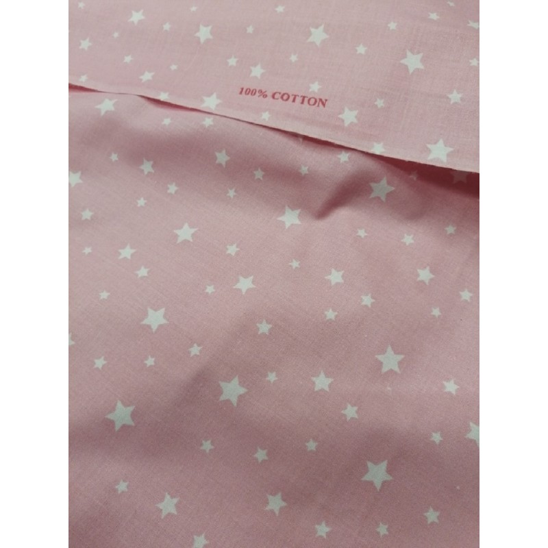 Σεντονόπανο  Ροζ Με Αστεράκια