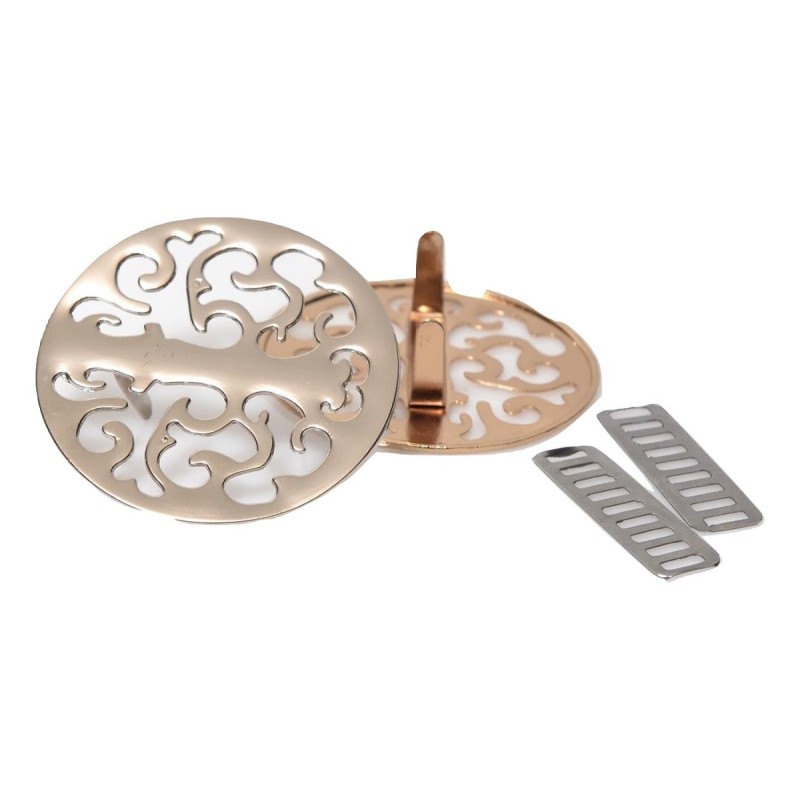 Ταμπέλα Μεταλλική , Στρογγυλή Ανάγλυφη, Φ5,5εκ., Νίκελ