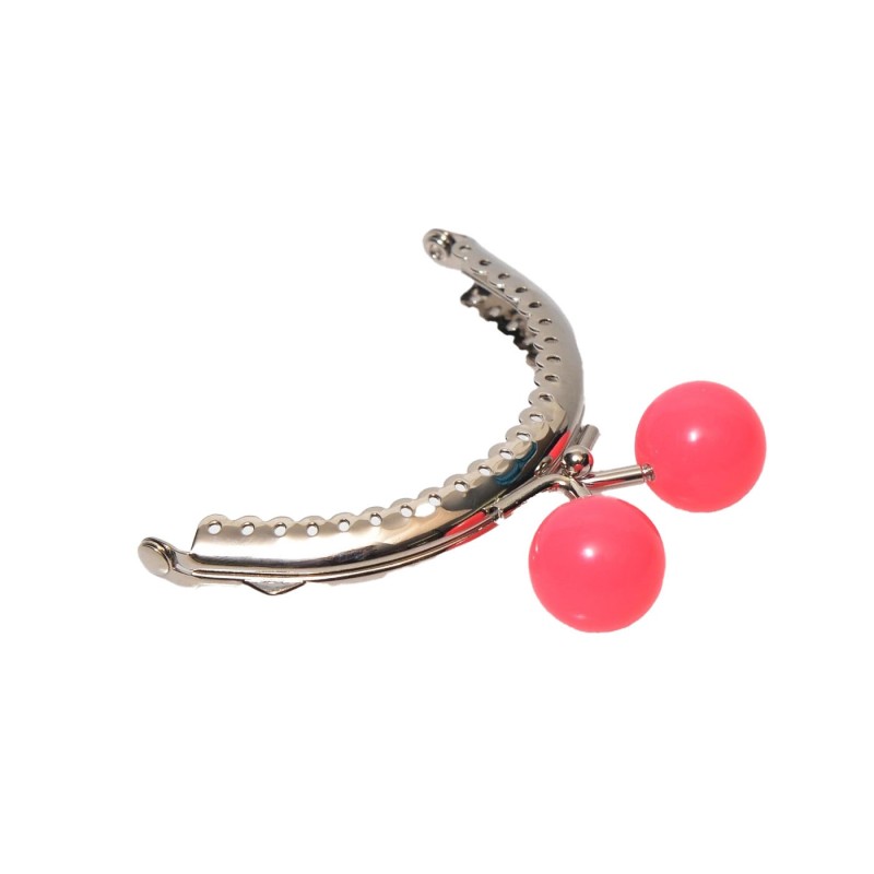 Frame 8.5εκ, Με Μπίλια, Νίκελ Fuchsia Pink