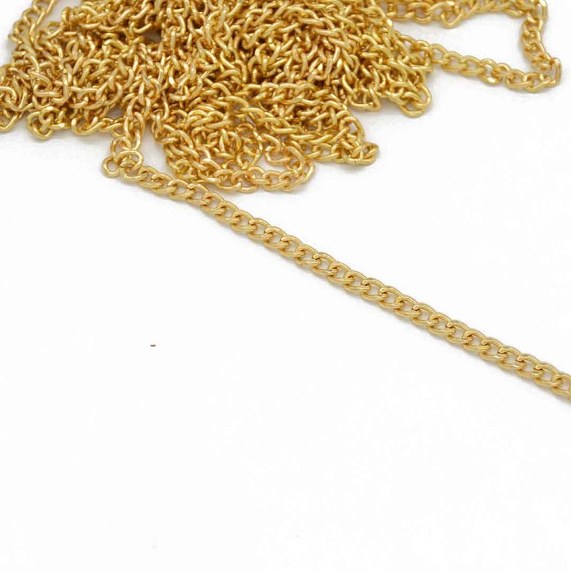 Αλυσίδα Μεταλλική Λεπτή 5,4mm Χρυσό