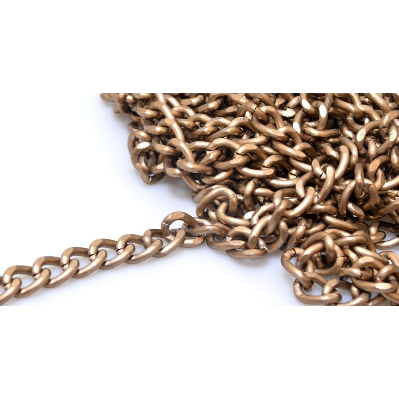 Αλυσίδα Μεταλλική Large 15mm, Μπρονζέ.