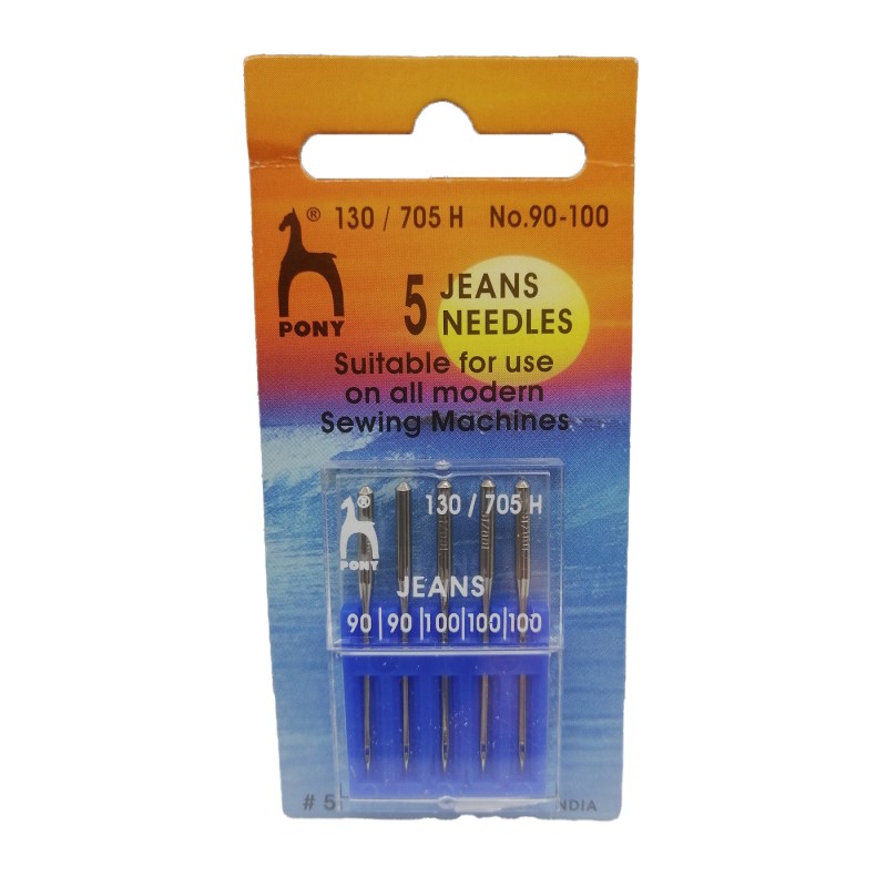 Βελόνες Μηχανής για jeans Pony  No 90 - 100