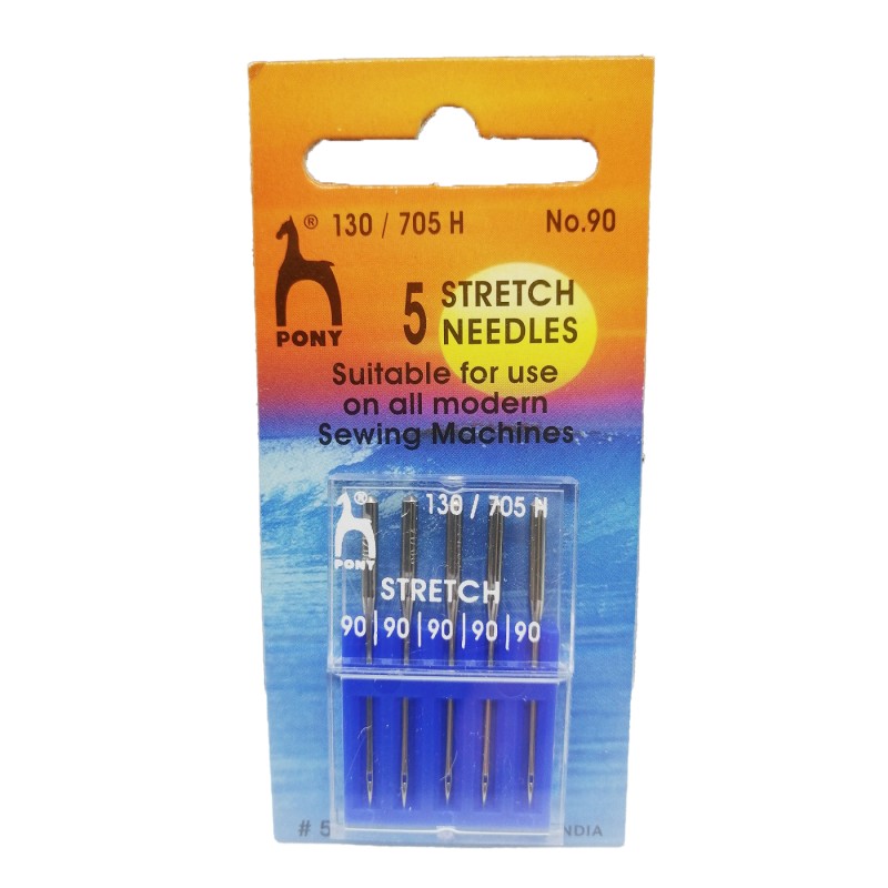 Βελόνες Μηχανής για ελαστικά υφάσματα Pony  No 90