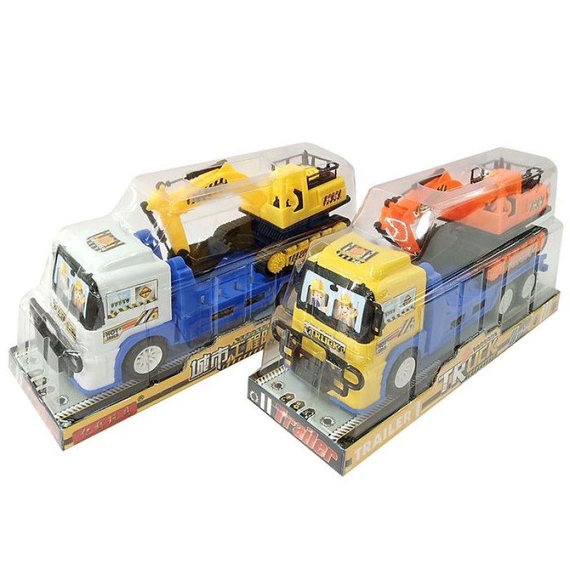 Φορτηγό Friction Με Εκσκαφέα 29x14x9cm