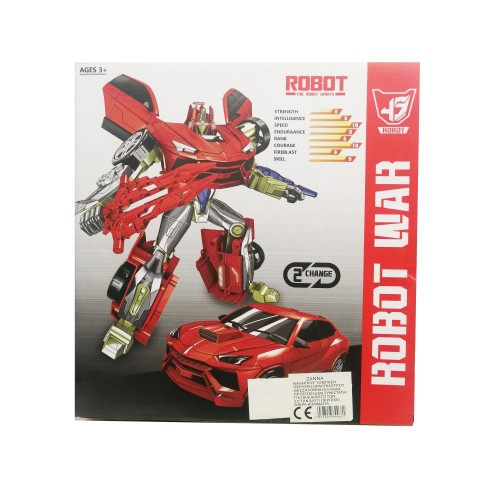 Ρομπότ Κόκκινο Μεταμόρφωσης 29Χ28CM