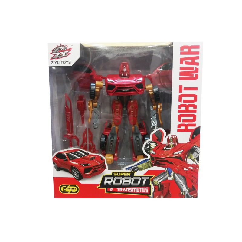 Ρομπότ Κόκκινο Μεταμόρφωσης 29Χ28CM