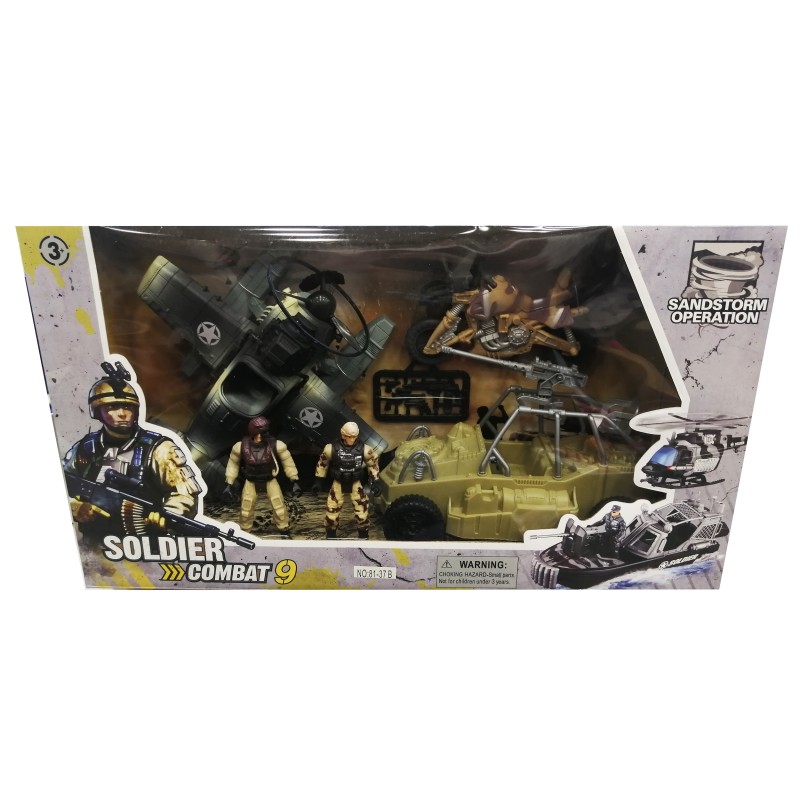 Στρατιωτικό Aεροπλάνο  Μηχανή  Και Όχημα  27X48CM