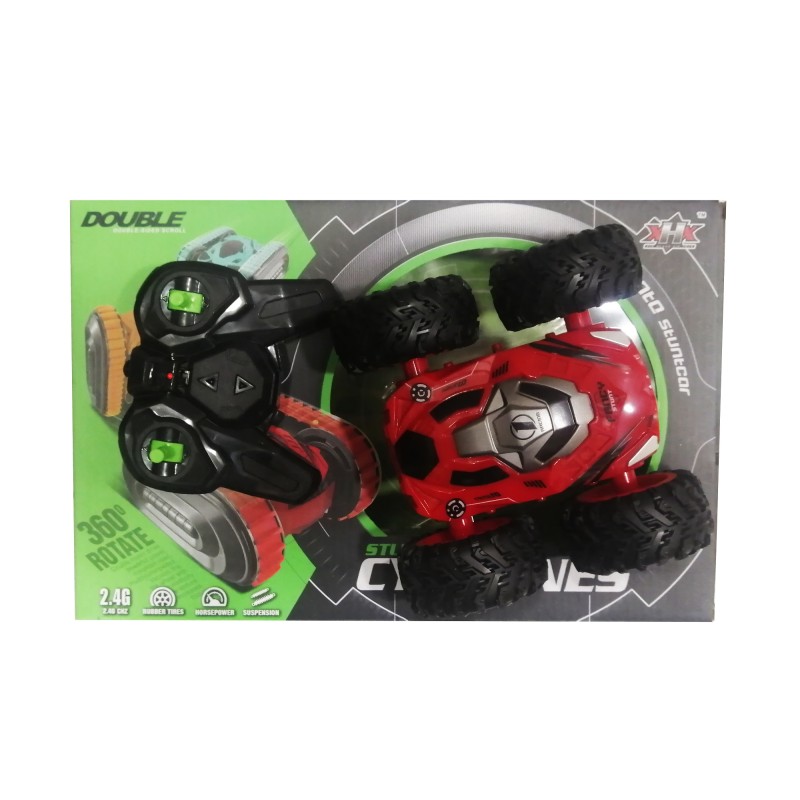 Τηλεκατευθυνόμενο Αυτοκίνητο  360ᵒ  Κόκκινο  22x29x8cm