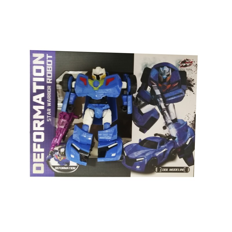 Ρομπότ Deformed Σε Κουτί   Μπλε