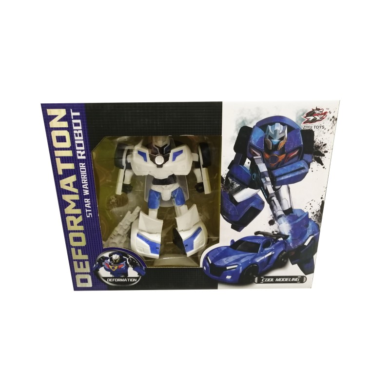 Ρομπότ Deformed Σε Κουτί   Λευκό