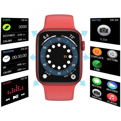 Smartwatch K 6 Plus  Κόκκινο   880912