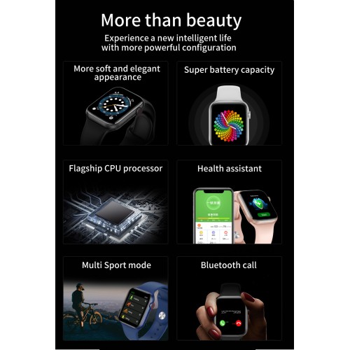 Smartwatch K 6 Plus  Μαύρο   880912