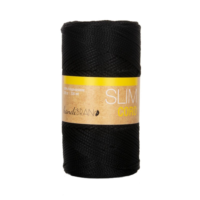 Νήμα Για Τσάντα Κορδόνι Slim  Cord   Μαύρο