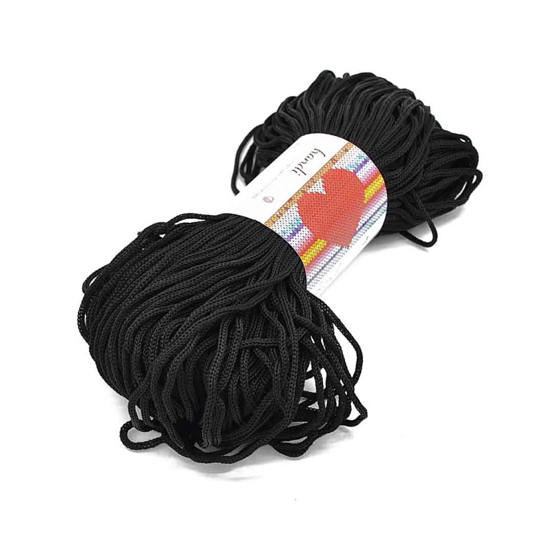 Νήμα Για Τσάντα  Κορδόνι Basic Μαύρο