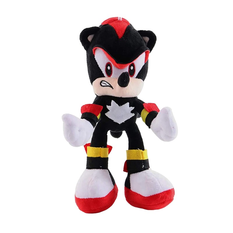 Λούτρινο Αρκουδάκι Shadow the Hedgehog Μαύρο  27 cm