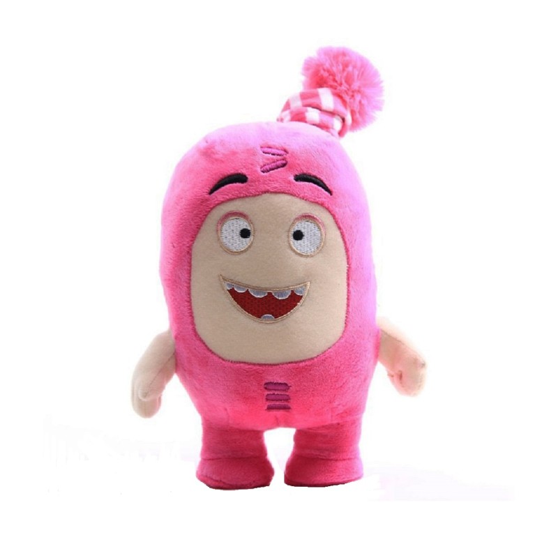 Λούτρινο Αρκουδάκι Oddbods Newt  Ροζ  24 cm