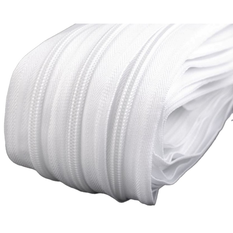 Φερμουάρ Με Το Μέτρο No 5 Λευκό 