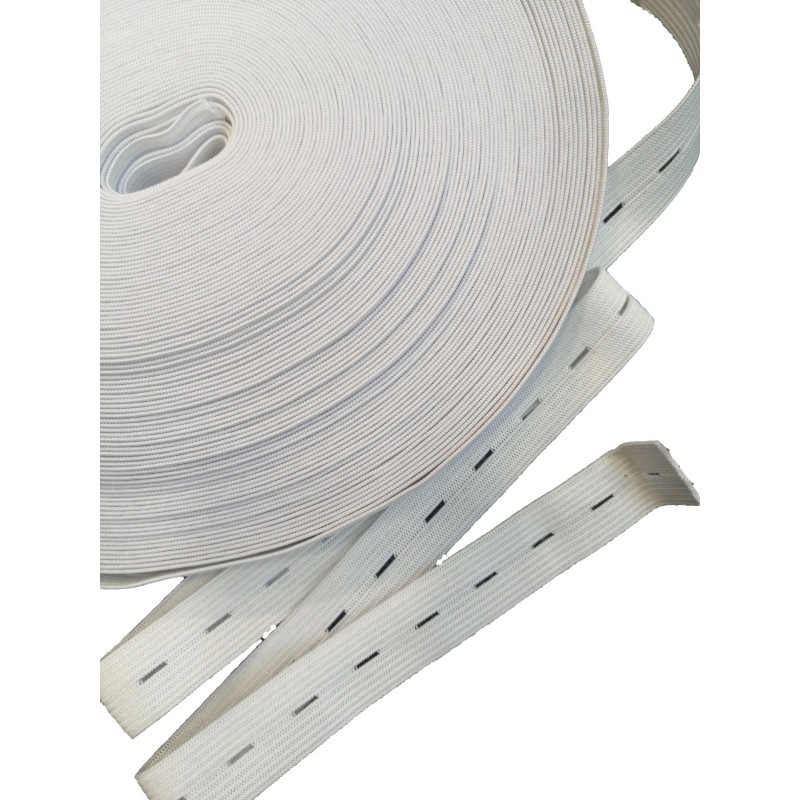 Λάστιχο  Λευκό Κουμποτρυπα (Τιμή ανά Μέτρο)