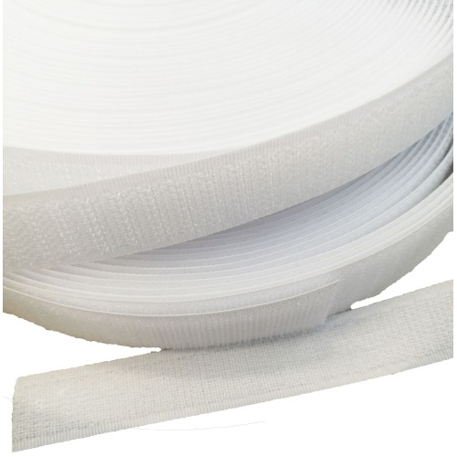  Velcro Ταινία - (Χριτς Χρατς)Λευκό  Σκληρό 2,5 cm Αυτοκόλλητο