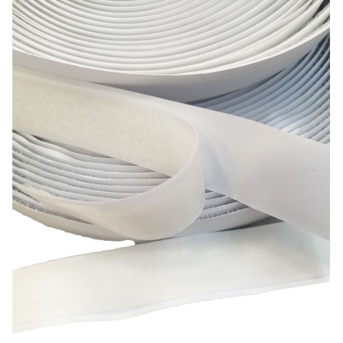  Velcro Ταινία - (Χριτς Χρατς)Λευκό  Μαλακό 5 cm Αυτοκόλλητο