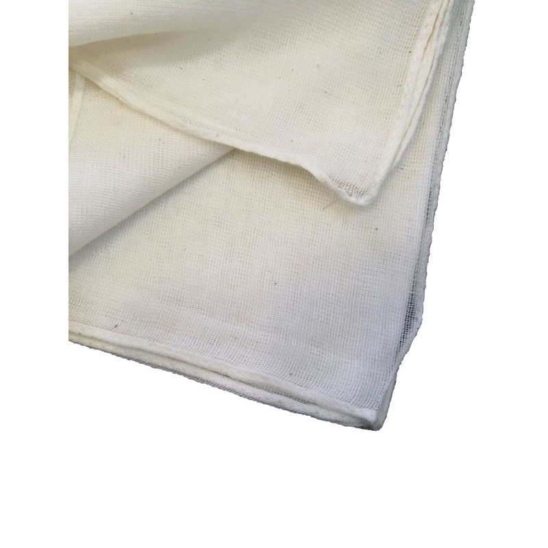 Πανί Αποστράγγισης Βαμβακερό (Τσαντίλα ) (Γαζωμένη)  Για Τυρί    95 X 95  cm