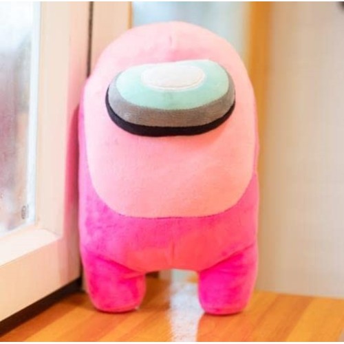 Λούτρινο Αρκουδάκι  Among Us Ροζ 30 cm