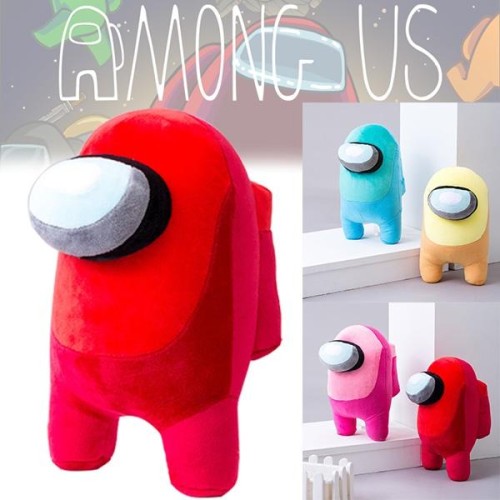 Λούτρινο Αρκουδάκι  Among Us Μωβ 30 cm