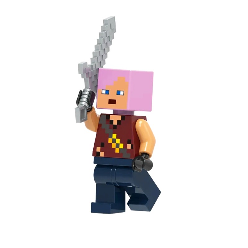 Συλλεκτική Φιγούρα Minecraft  Zombie Hunter G0036  4,5 cm