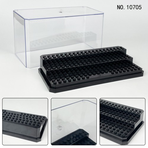 3-Tier Display Case for Collectible Minifigures No.10705